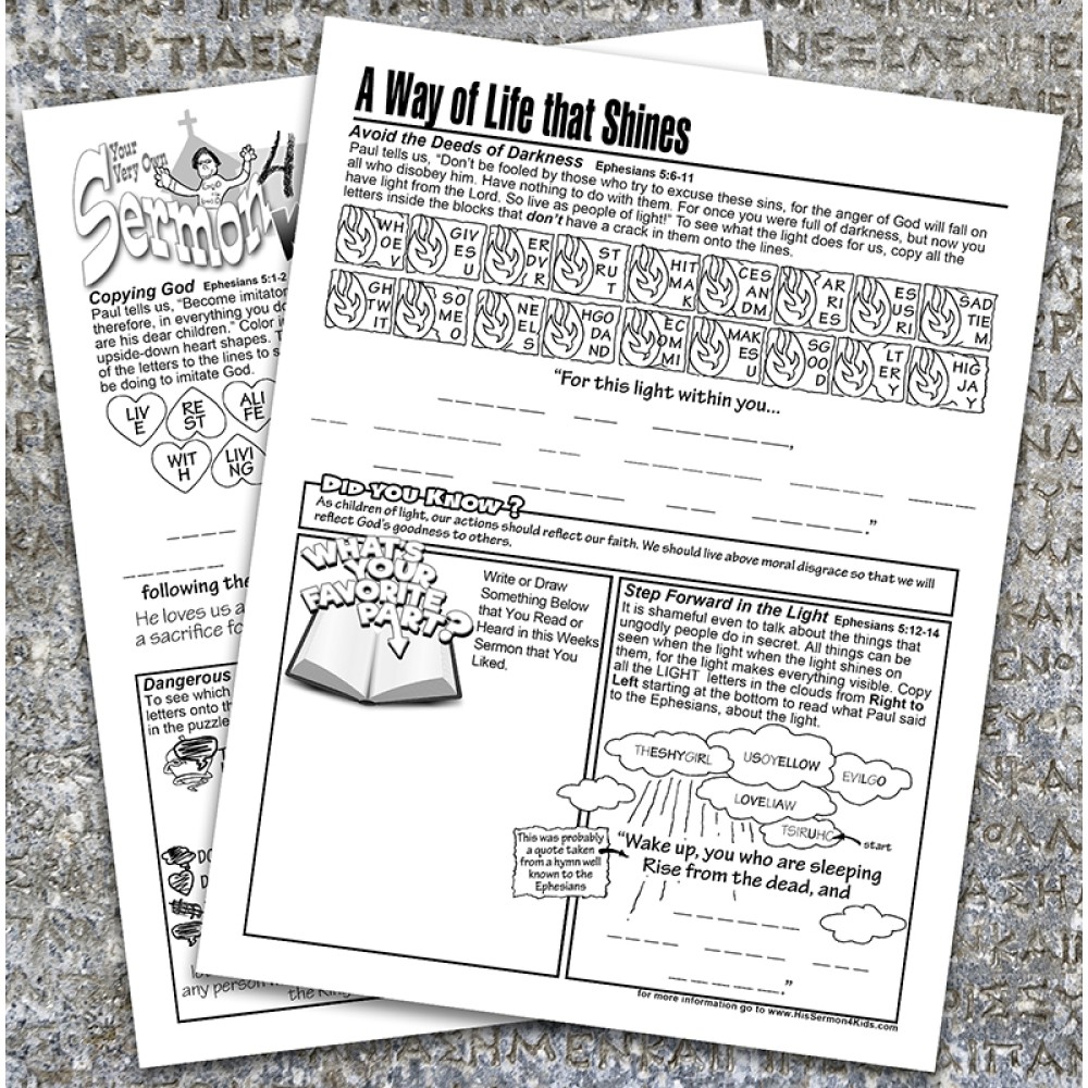 Ephesians 4-6 Booklet