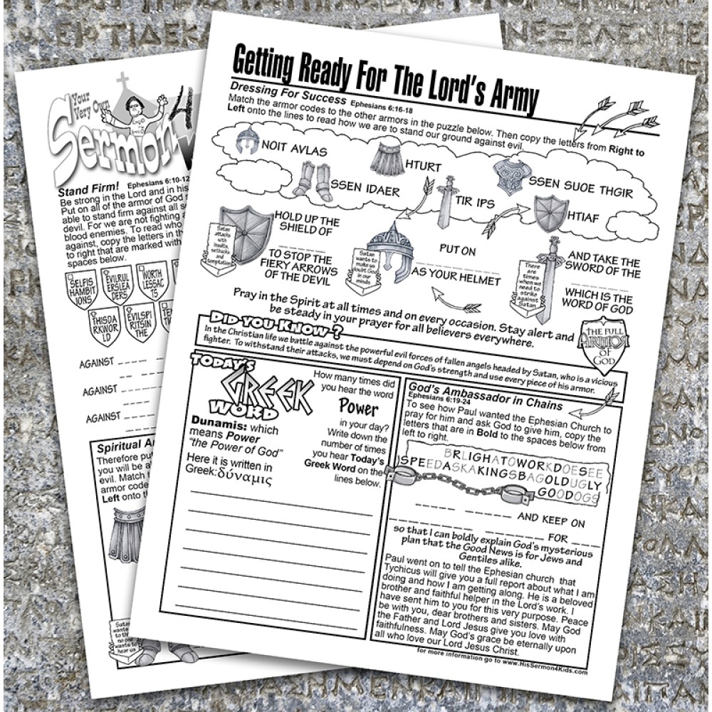 Ephesians 4-6 Booklet