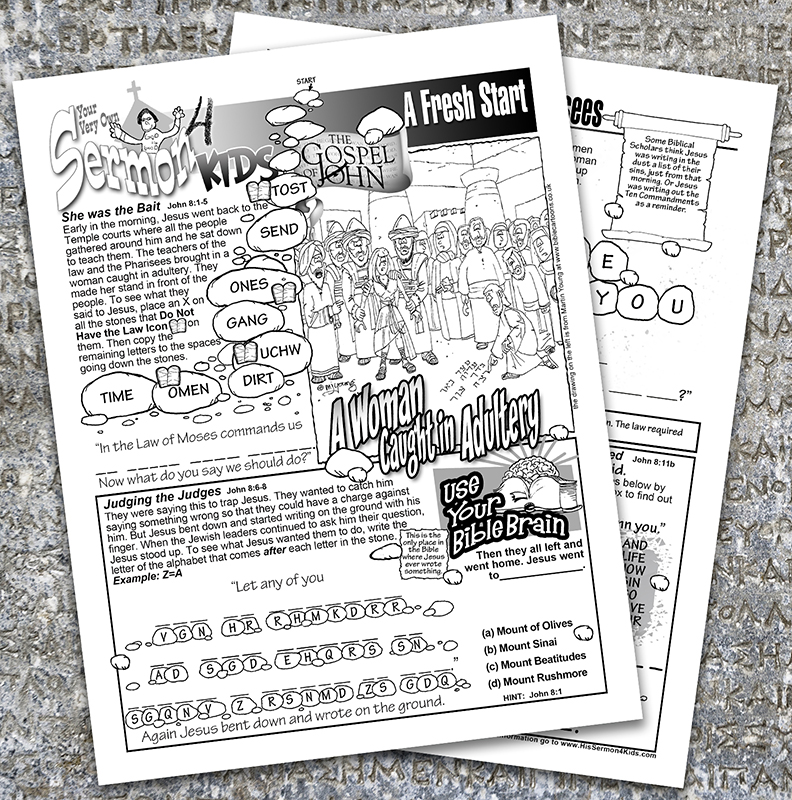 John 8:1-11 - A Woman Caught in Adultery