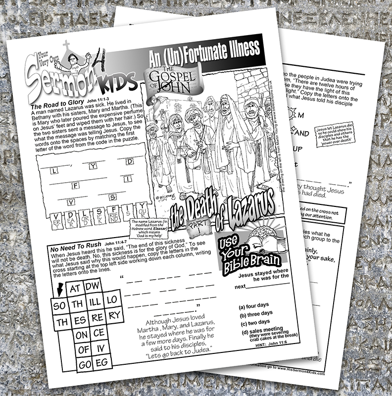 John 11:1-16 - The Death of Lazarus