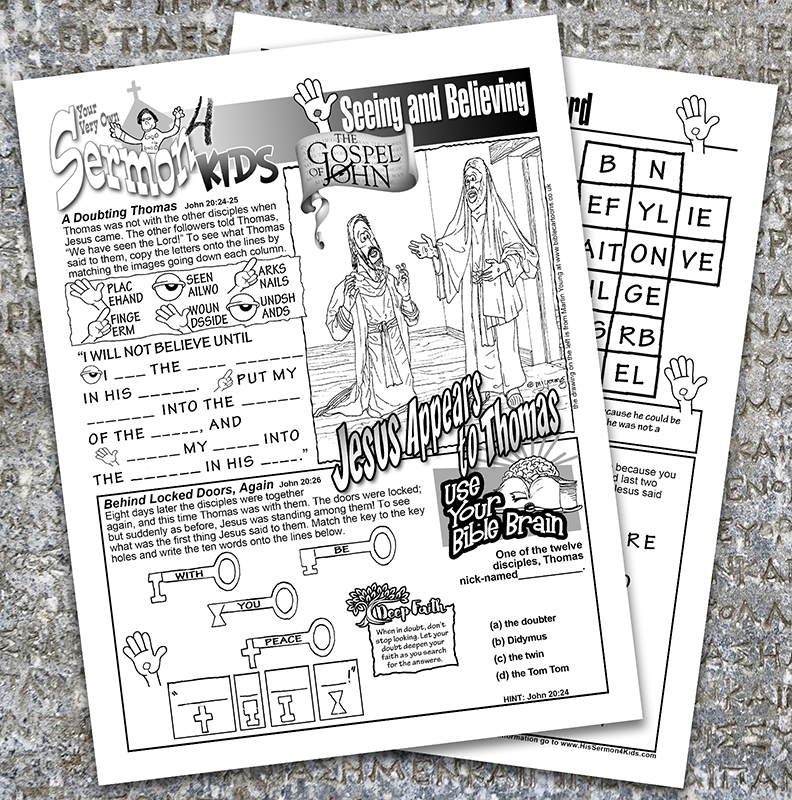 John 20:24-29 - Jesus Appears to Thomas