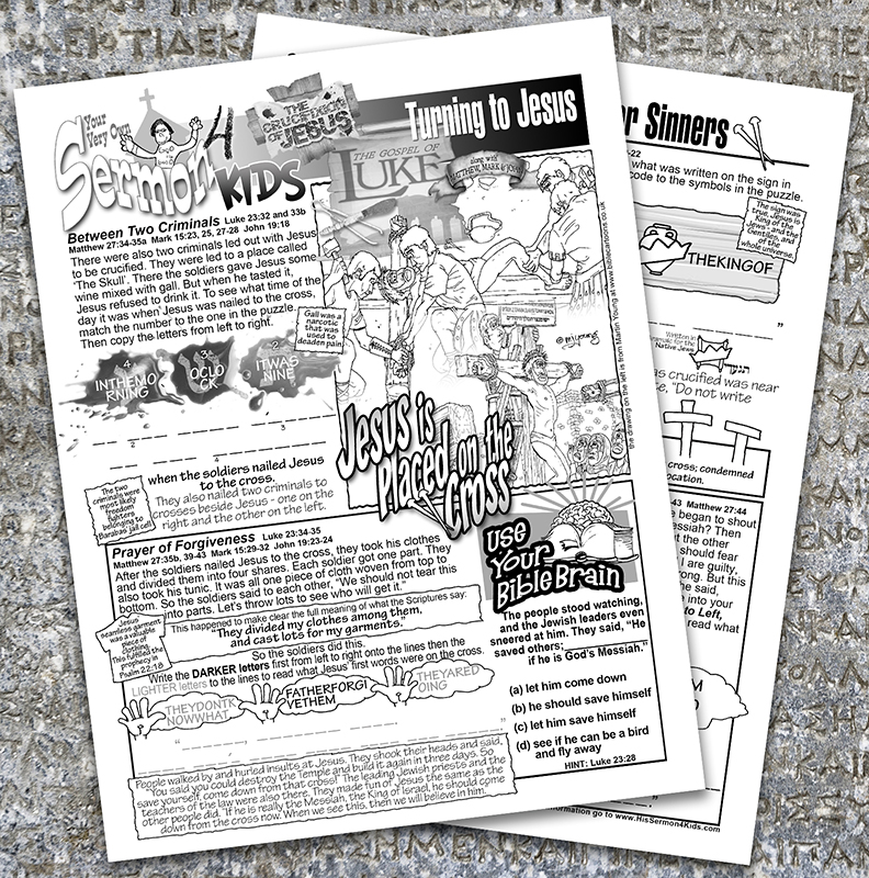 John 19:18-24 - Jesus is Placed on the Cross