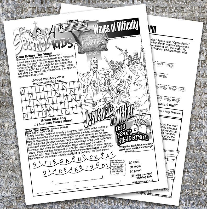 John 6:16-21 - Jesus Walks on Water