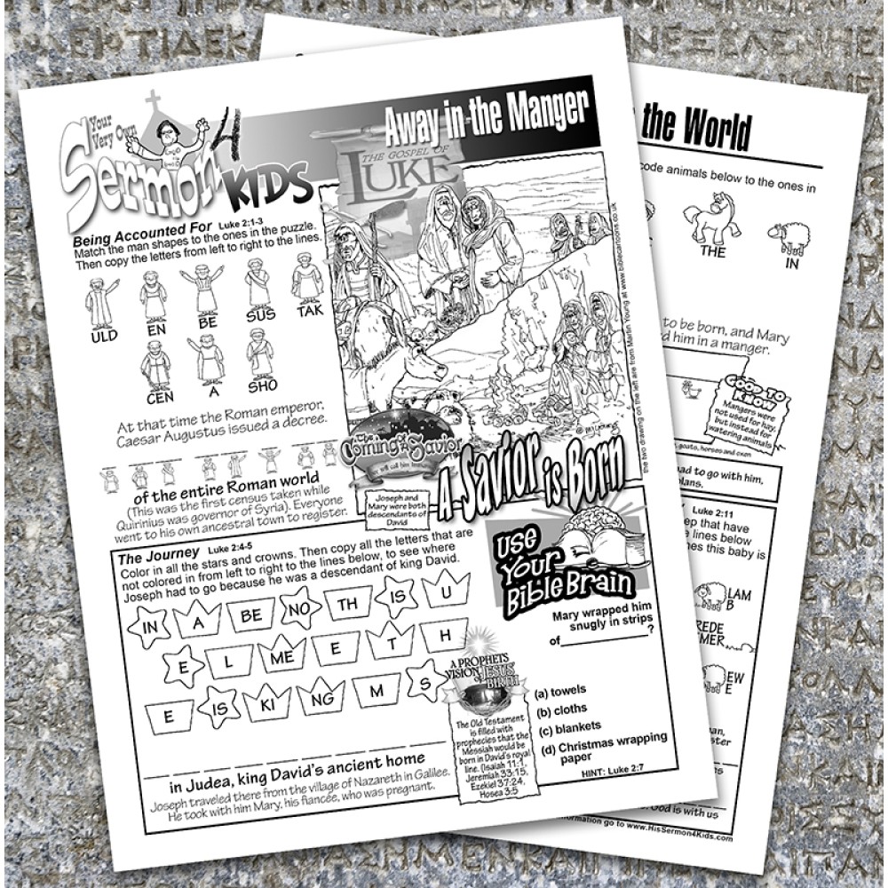 Luke 2:1-11 - A Savior is Born